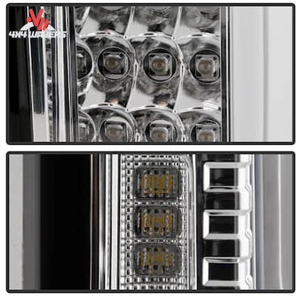Spyder Auto chrome clear LED tail lights pair for Chevy Silverado 1500 SKU 5087287