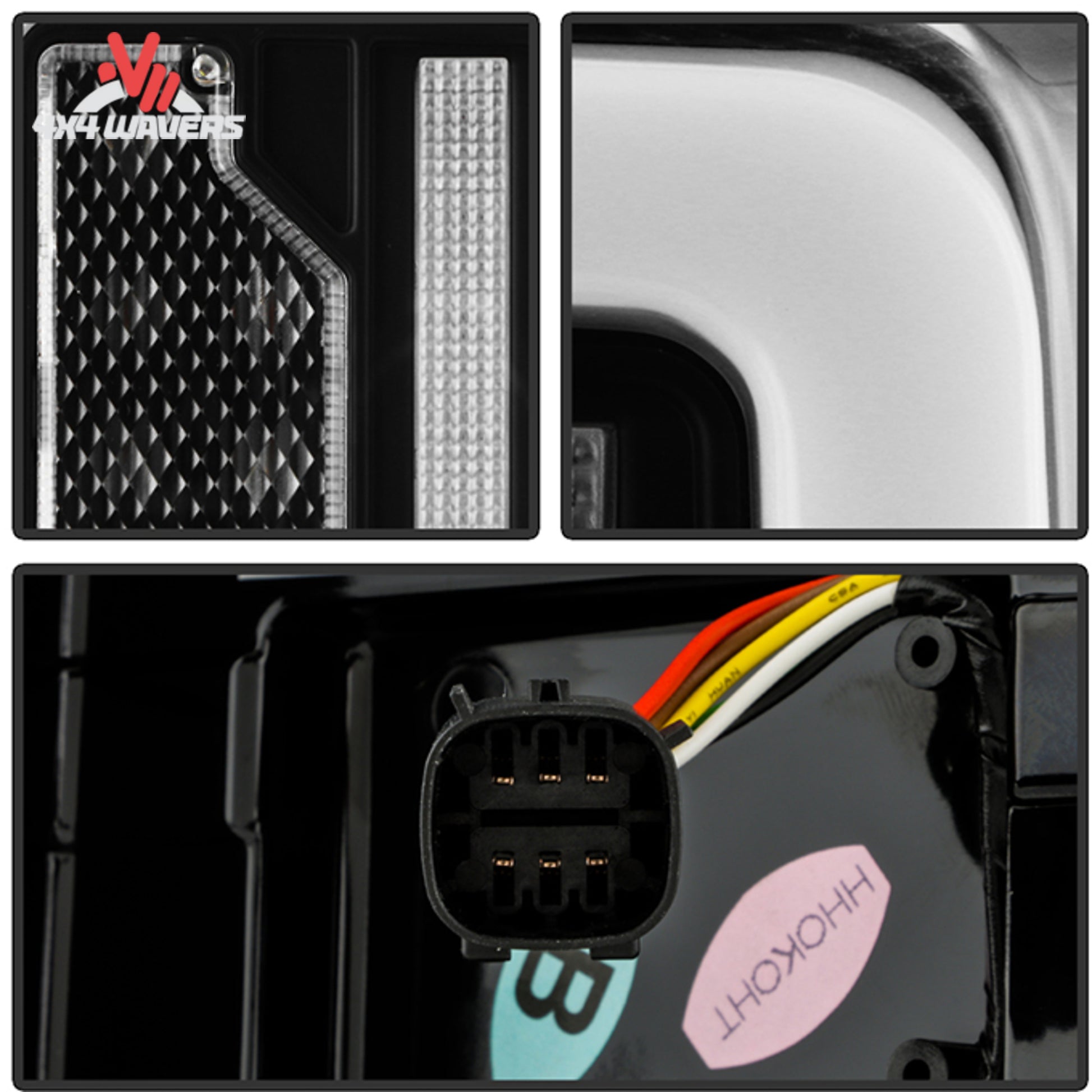 Close-up of the integrated LED light bar design featured in Spyder Bronco tail lights