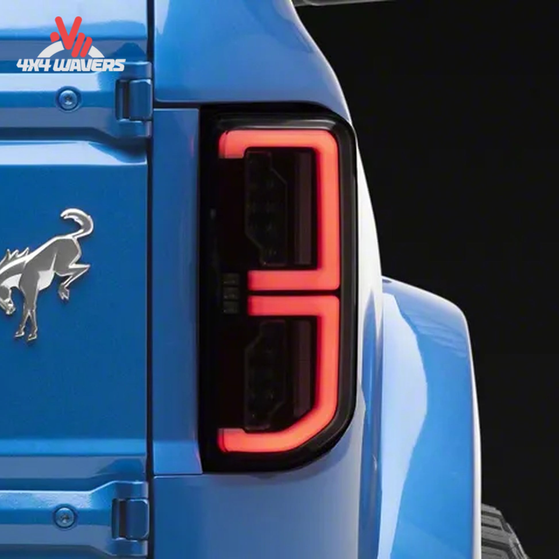 Spyder Bronco LED tail lights installed on 2021-2026 Ford Bronco