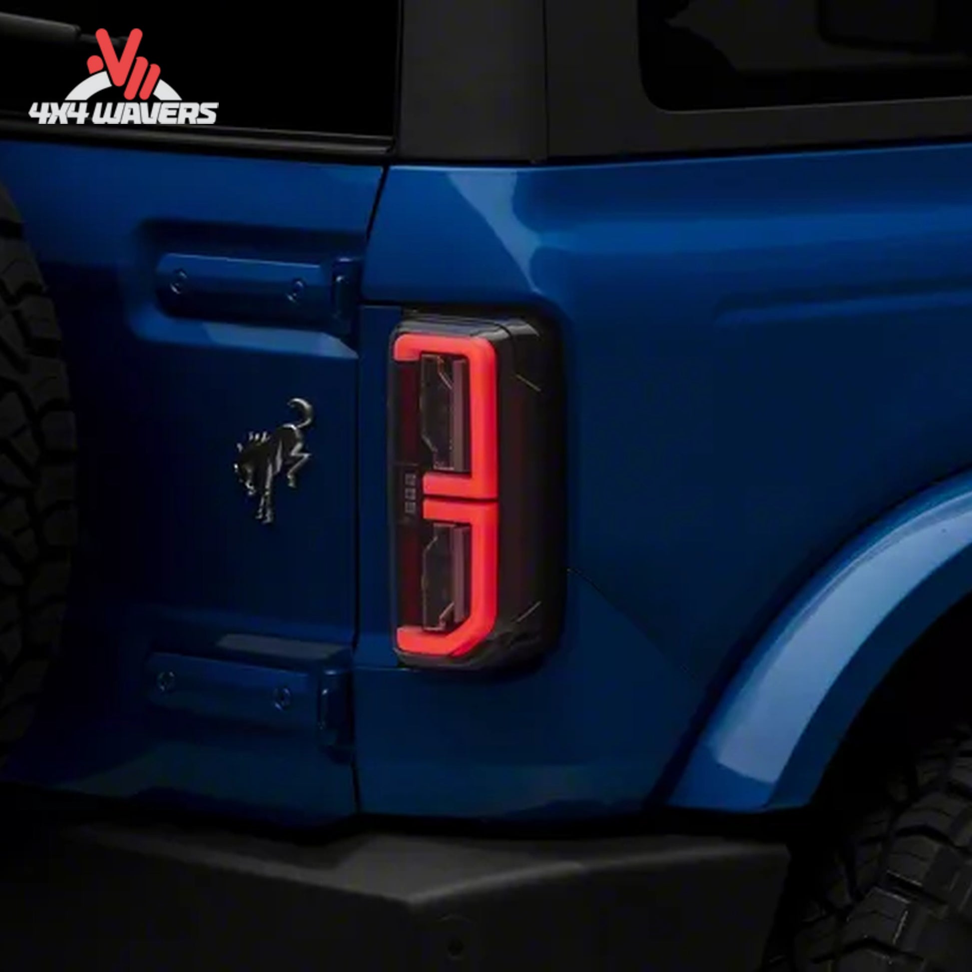 Spyder Bronco LED tail lights installed on 2021-2026 Ford Bronco