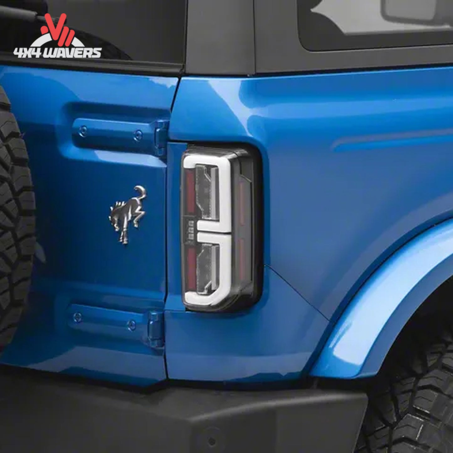Spyder Bronco LED tail lights installed on 2021-2026 Ford Bronco
