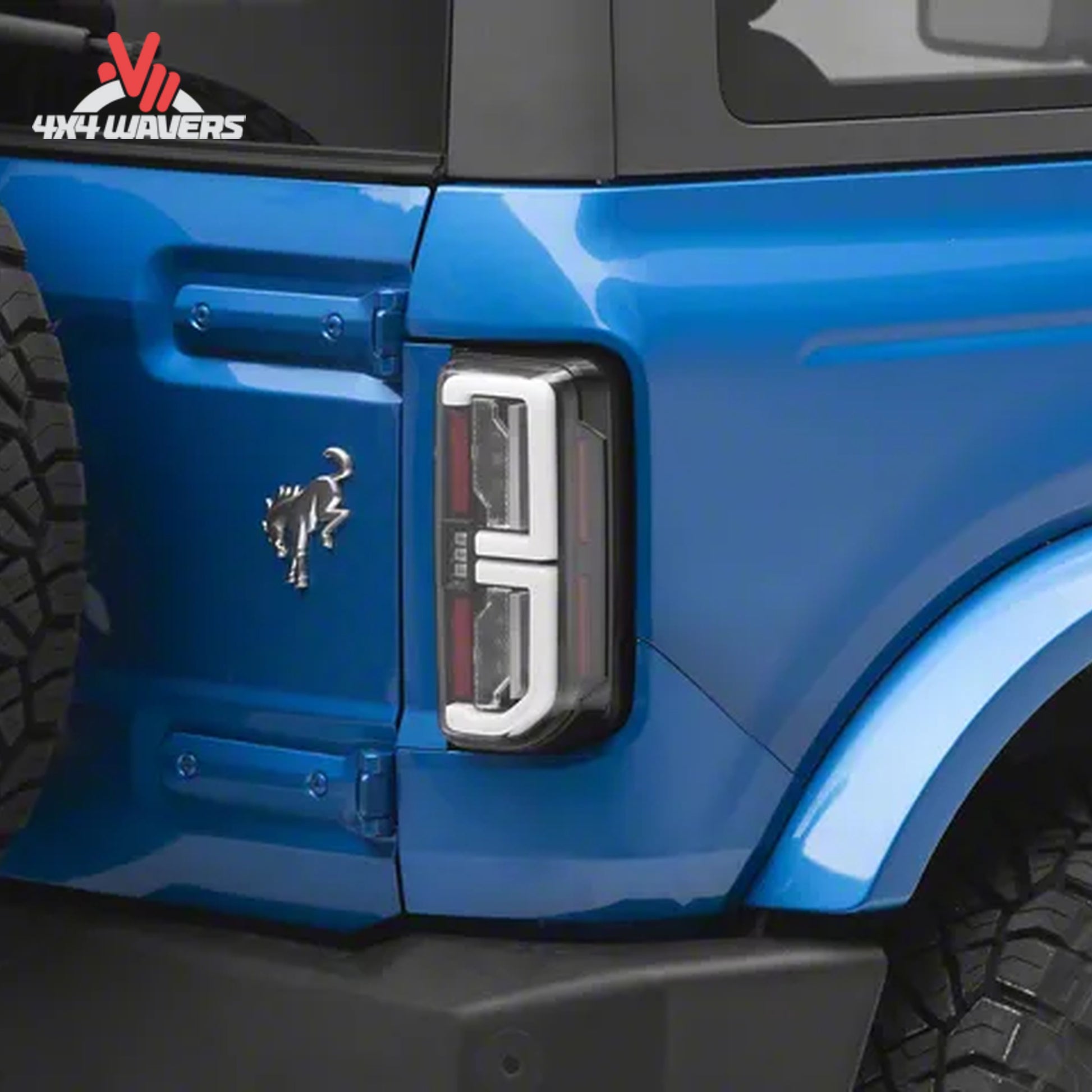 Spyder Bronco LED tail lights installed on 2021-2026 Ford Bronco