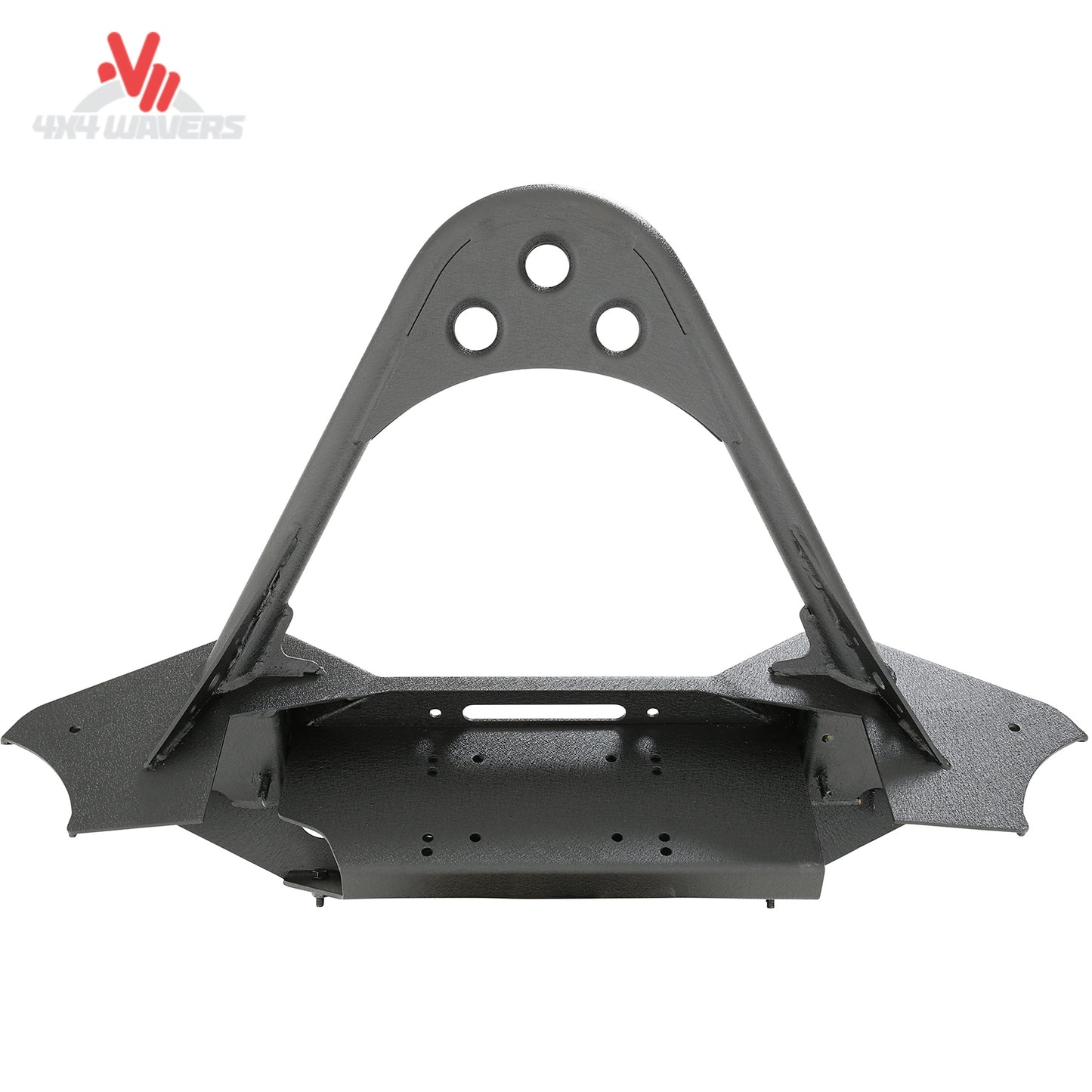 Welded D-ring recovery mounts on Smittybilt SRC bumper