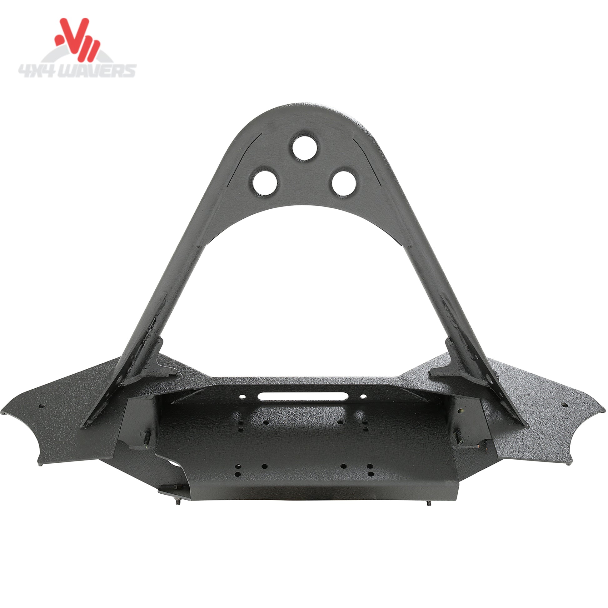 Welded D-ring recovery mounts on Smittybilt SRC bumper