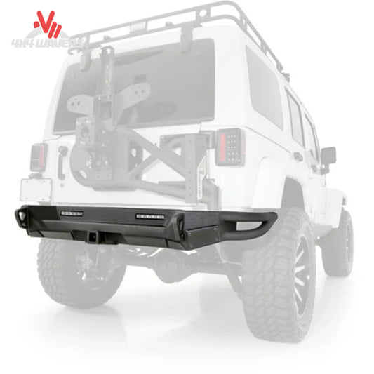 Smittybilt SRC Gen2 rear bumper installed on Jeep Wrangler Unlimited