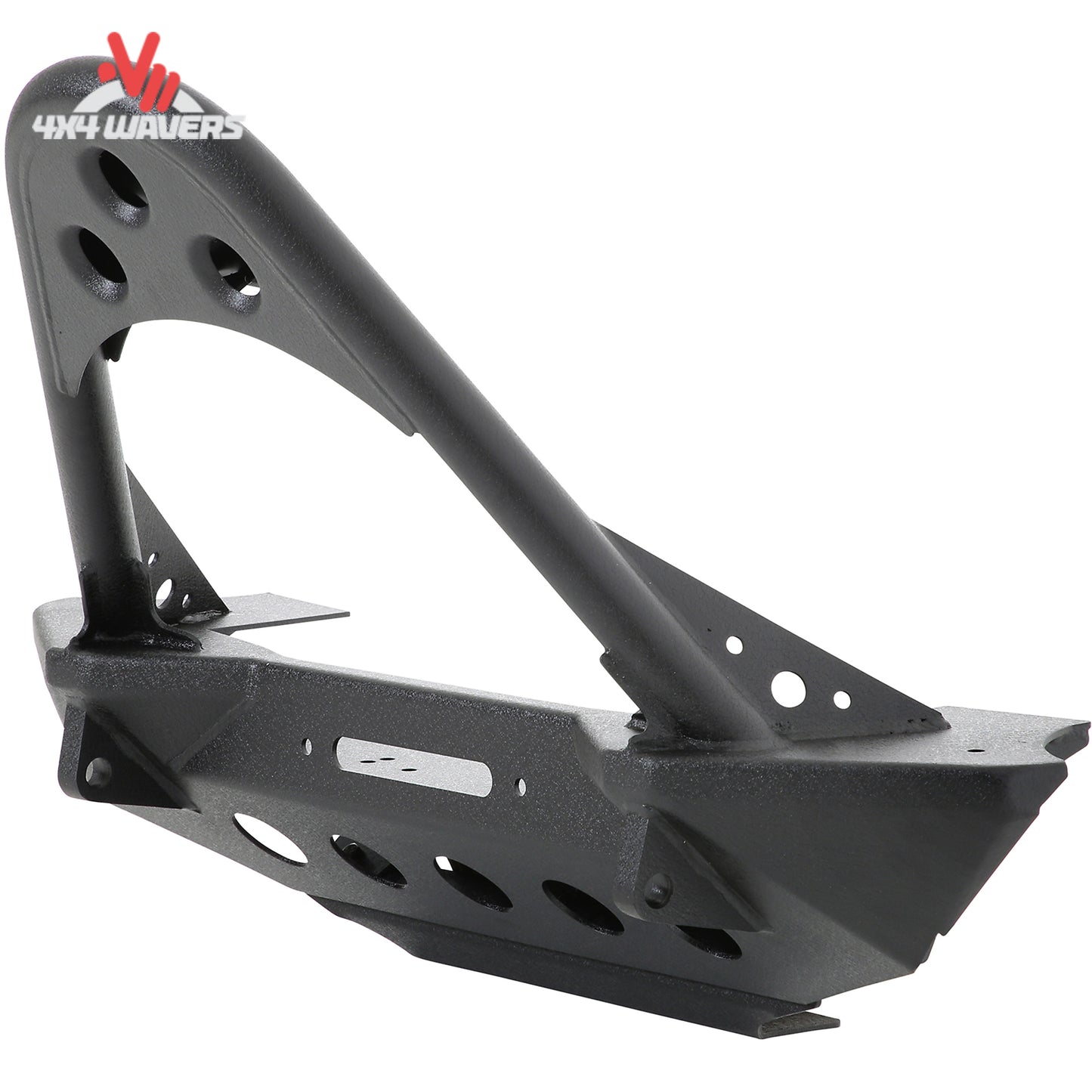 Integrated stinger hoop on Smittybilt SRC front bumper