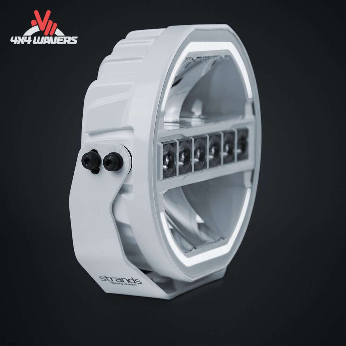 Strands Siberia Skylord 9 inch LED driving light with black housing