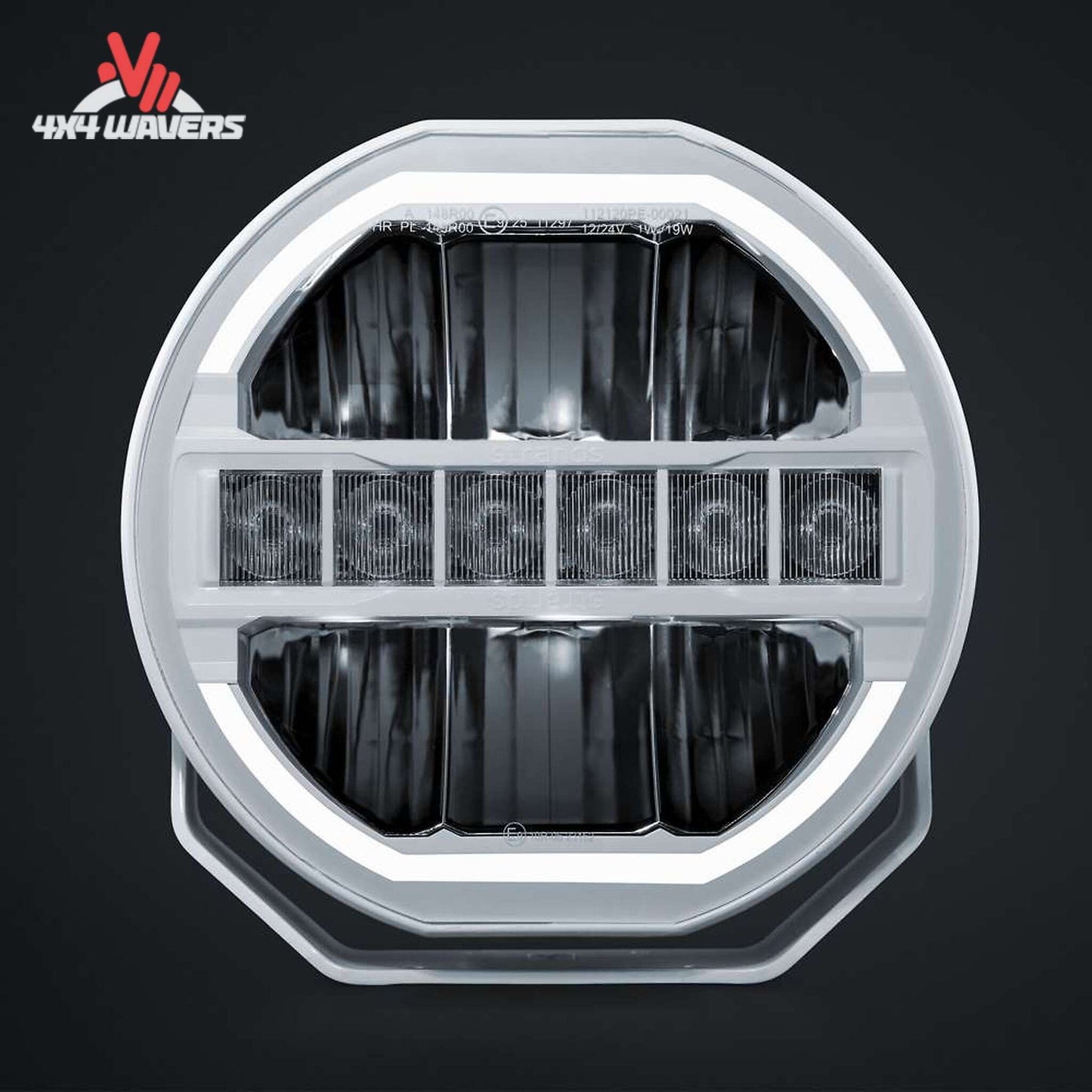 Strands Siberia Skylord 9 inch LED driving light with black housing