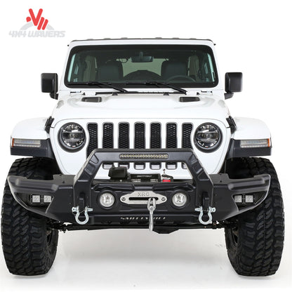 Smittybilt Stryker bumper wing extensions on Jeep Gladiator JT