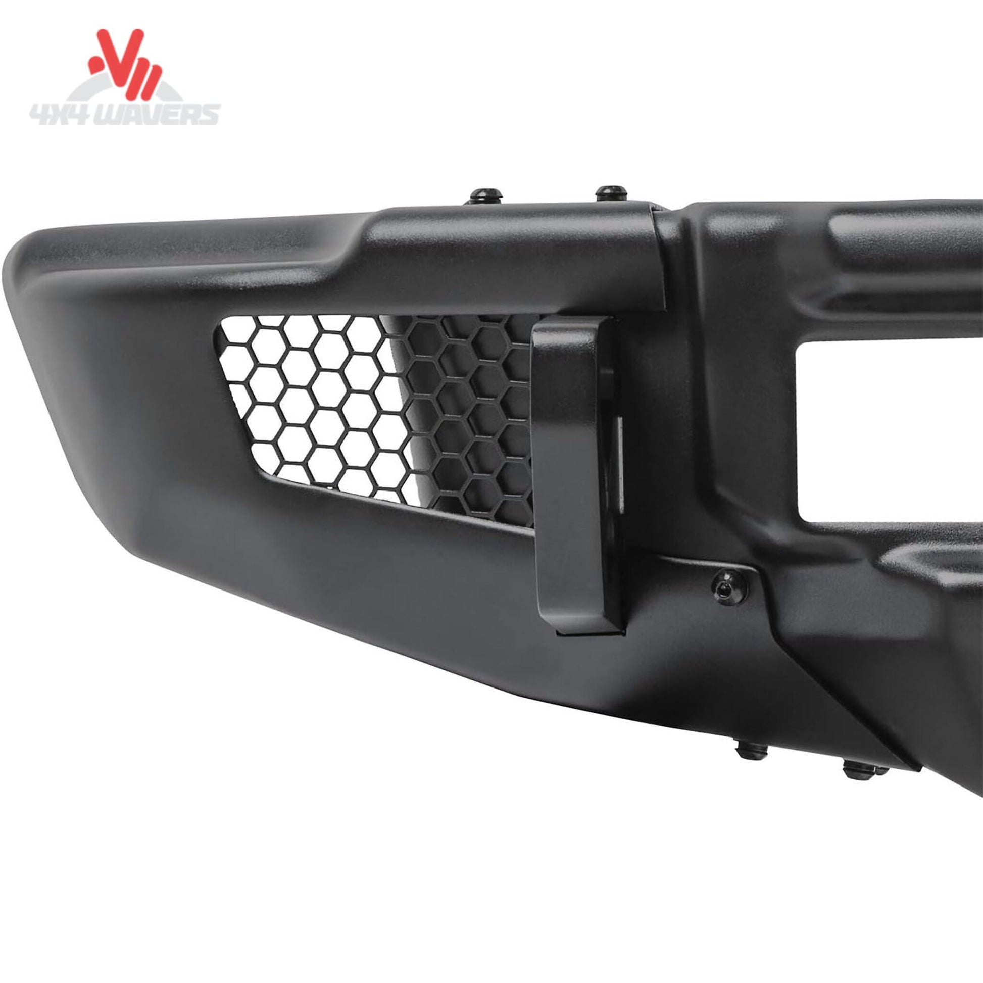D-ring recovery mount and cube light provision on Stryker rear bumper