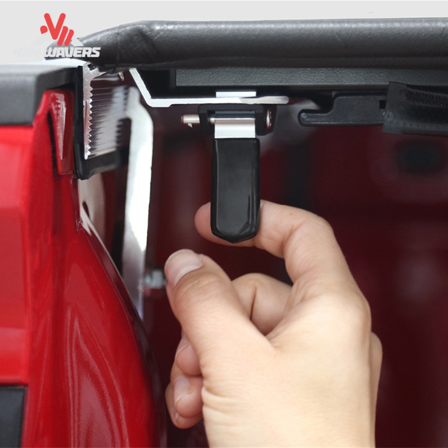 Ultra low profile side rail and weather seal on TonnoSport cover 22010369 SKU BGPC_22010369.