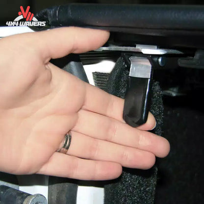 Close-up of the sleek low profile side rails resting flush along the truck bed caps SKU BGPC_22010369.