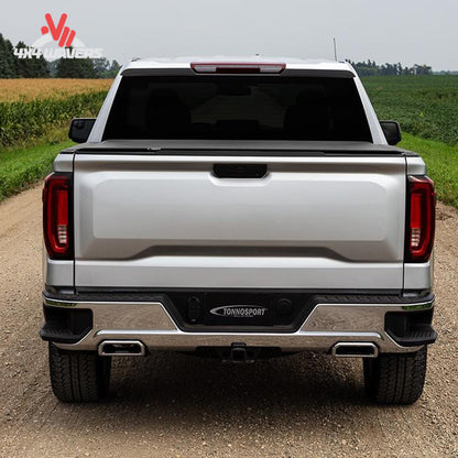 TonnoSport soft roll up tonneau cover low profile 22010369 for Ford F-150 5.5 foot bed SKU BGPC_22010369.