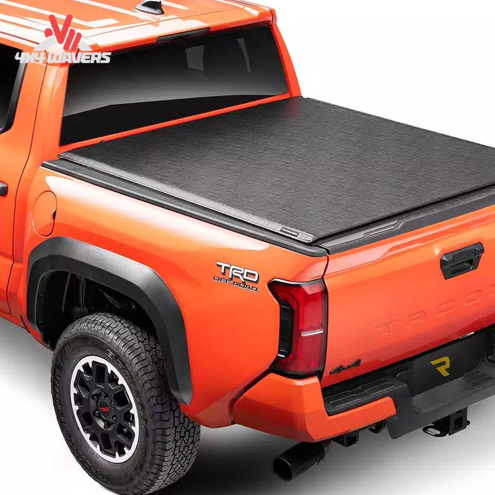 Low-profile TruXedo truck bed cover installed on a Jeep Gladiator providing weather protection and secure cargo storage