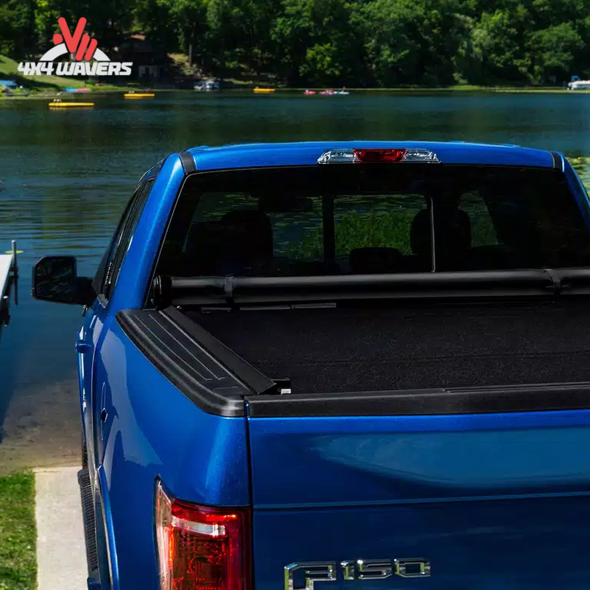 TruXedo Lo Pro soft roll-up tonneau cover installed on a 2009-2014 Ford F-150 with 6.5-foot bed, showcasing sleek black design and fit.