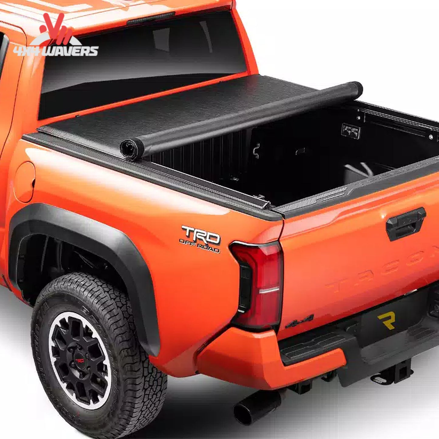 TruXedo Lo Pro rolled open for full truck bed access