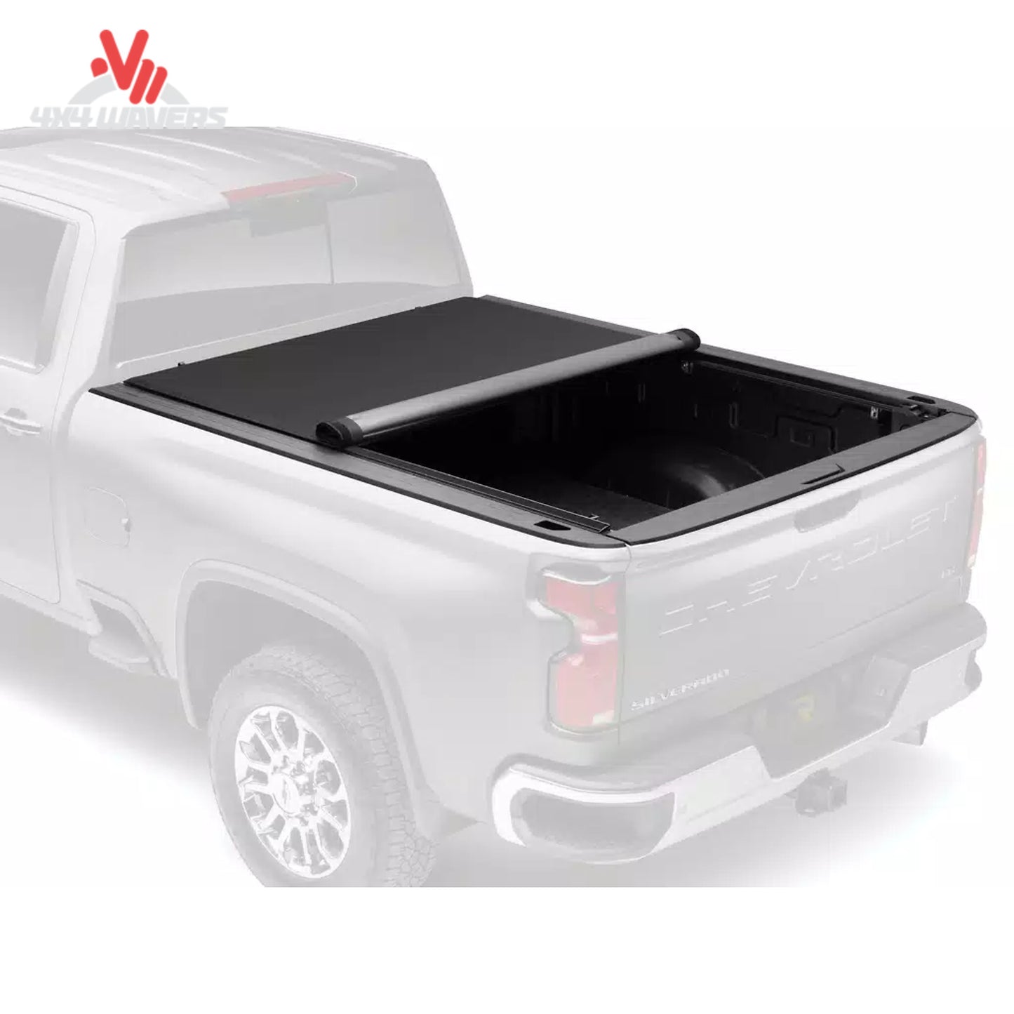 TruXedo Pro X15 soft roll-up tonneau cover on a 2009-2014 Ford F-150 with 5.5-foot bed, shown rolled up over the truck bed.