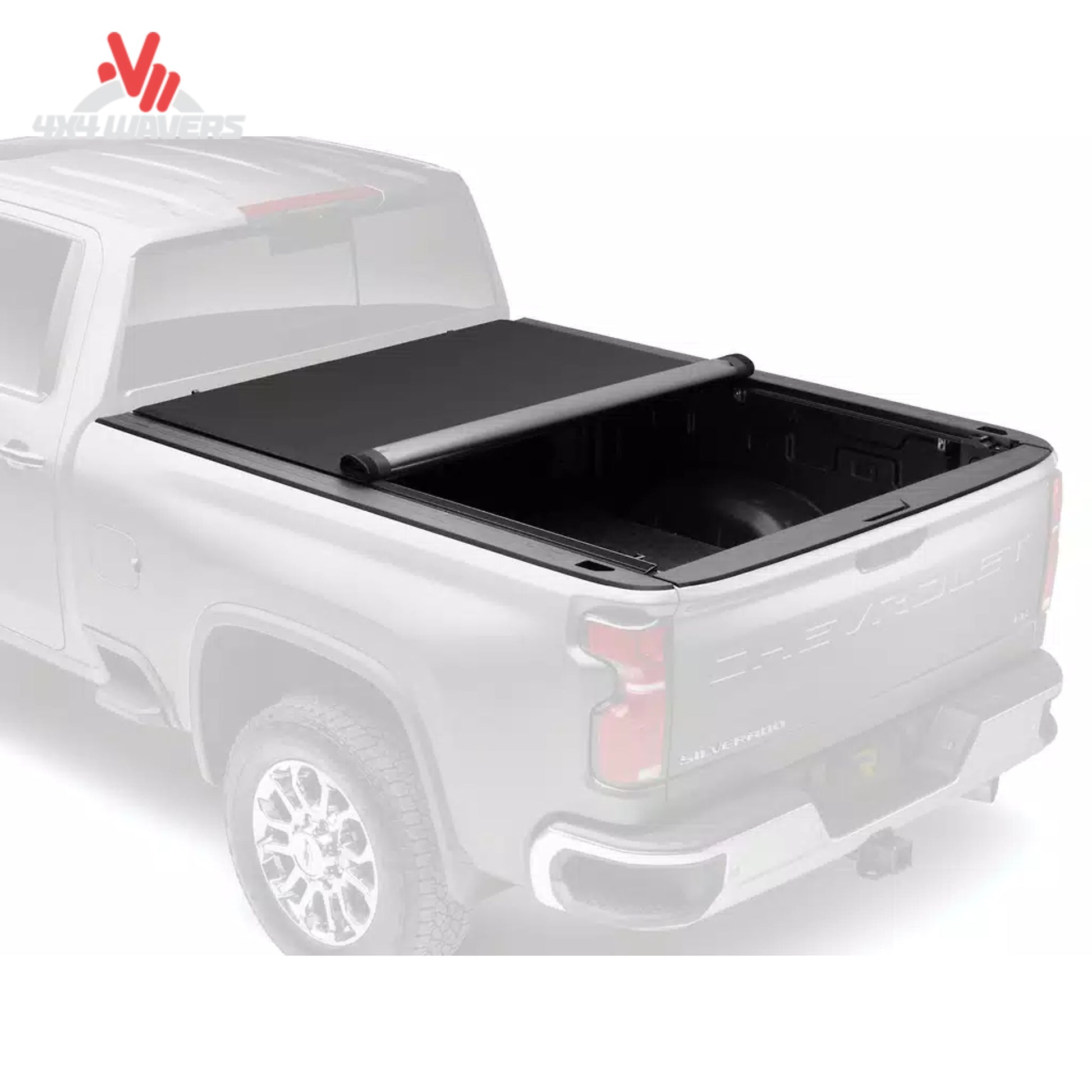 TruXedo Pro X15 soft roll-up tonneau cover on a 2009-2014 Ford F-150 with 5.5-foot bed, shown rolled up over the truck bed.
