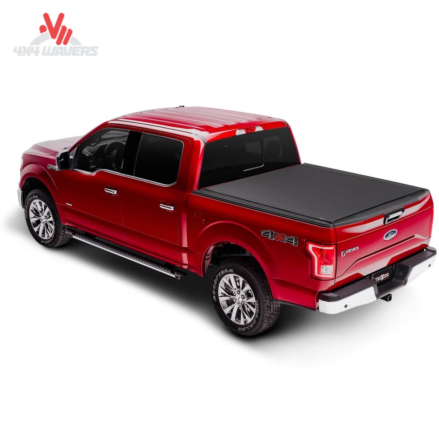 TruXedo Pro X15 soft roll-up tonneau cover on a 2009-2014 Ford F-150 with a 6.5-foot bed, shown installed on the truck bed.