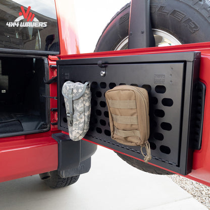 MOLLE-compatible tailgate panel for Jeep Wrangler JK