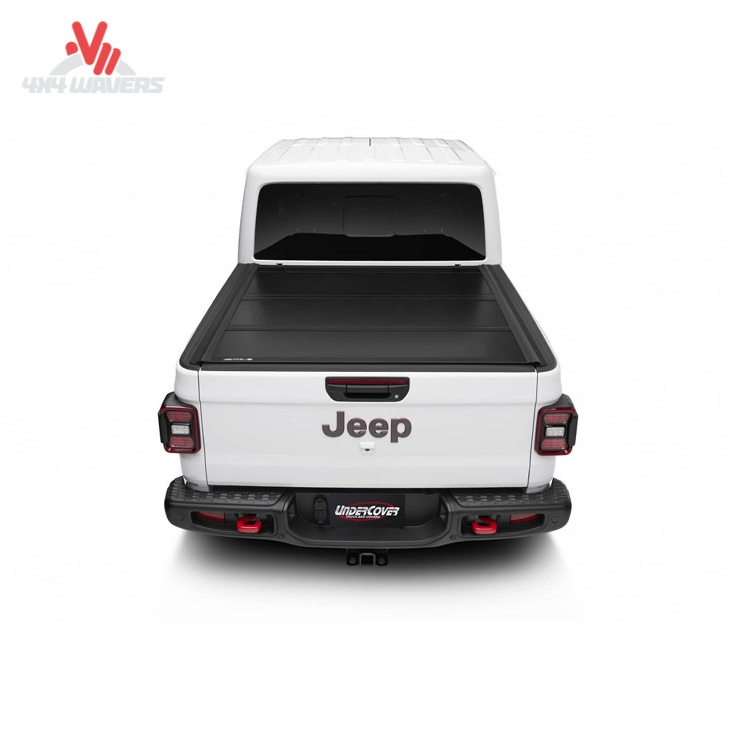 Aircraft-grade aluminum tonneau panel with carpeted underside finish