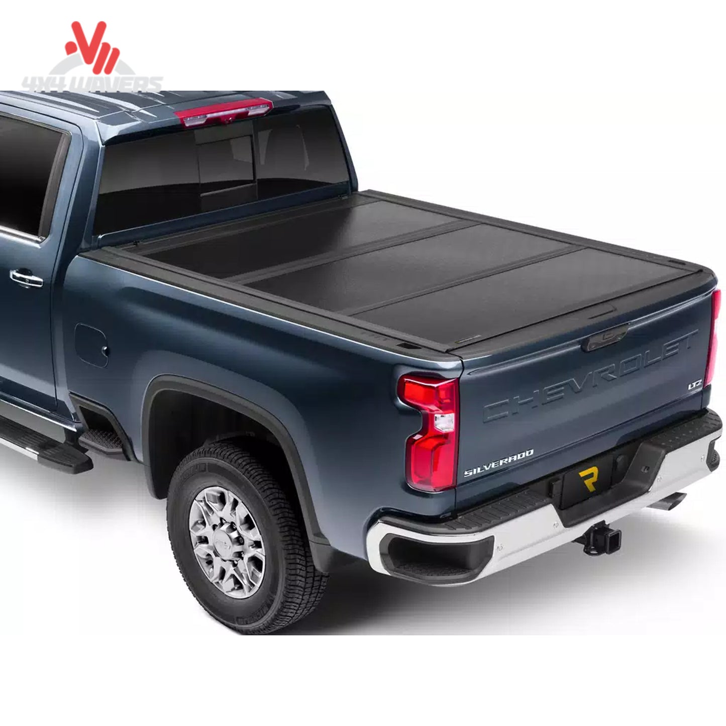 UnderCover Flex hard folding tonneau cover on 2004-2014 Ford F-150 with 6.5-foot bed, showing the black protective cover and fold sections.