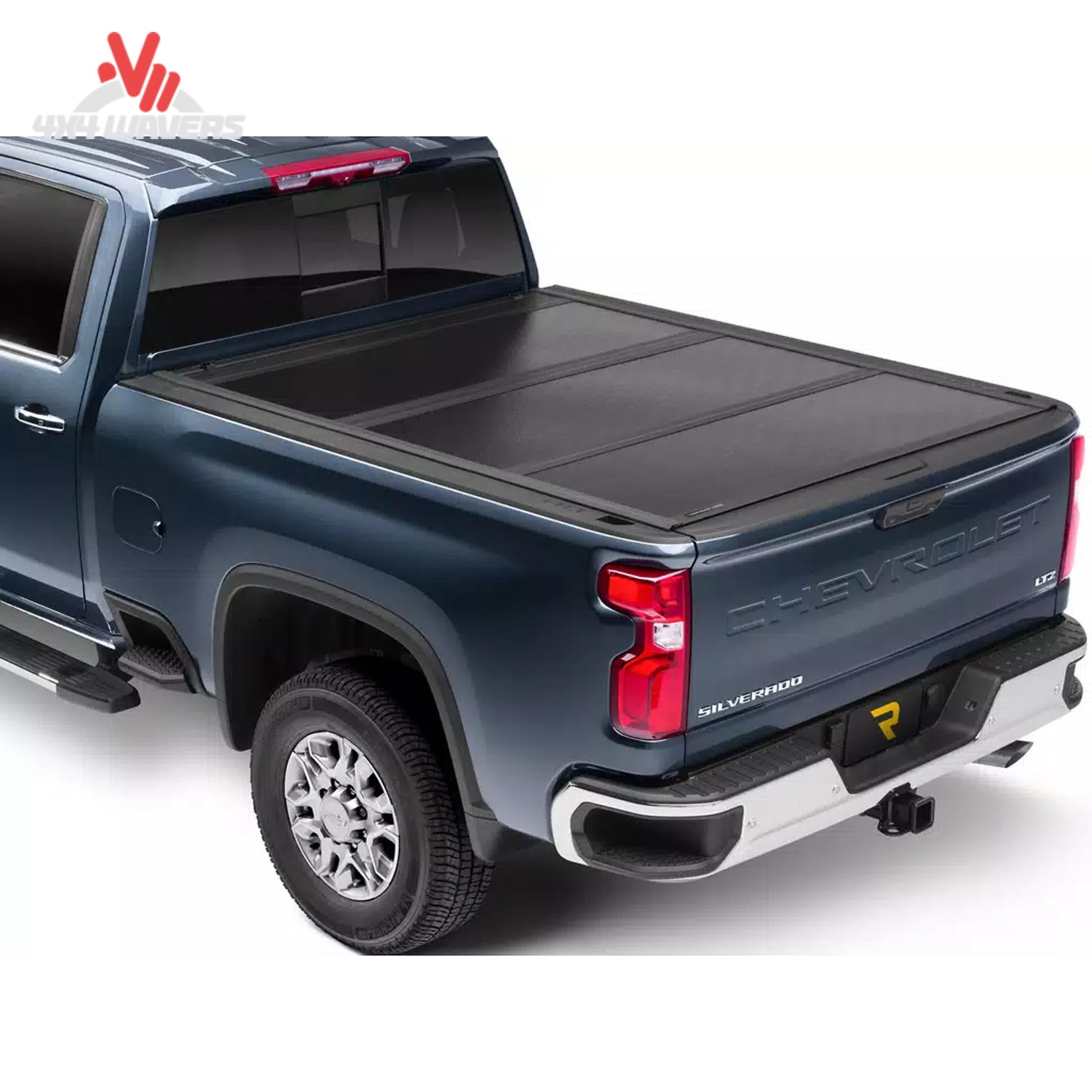 UnderCover Flex hard folding tonneau cover on 2004-2014 Ford F-150 with 6.5-foot bed, showing the black protective cover and fold sections.