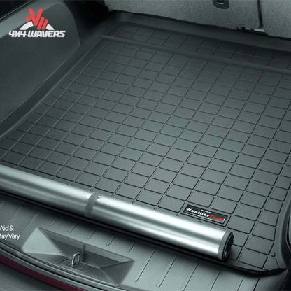 WeatherTech cargo liner installed in Ford Bronco rear cargo compartment