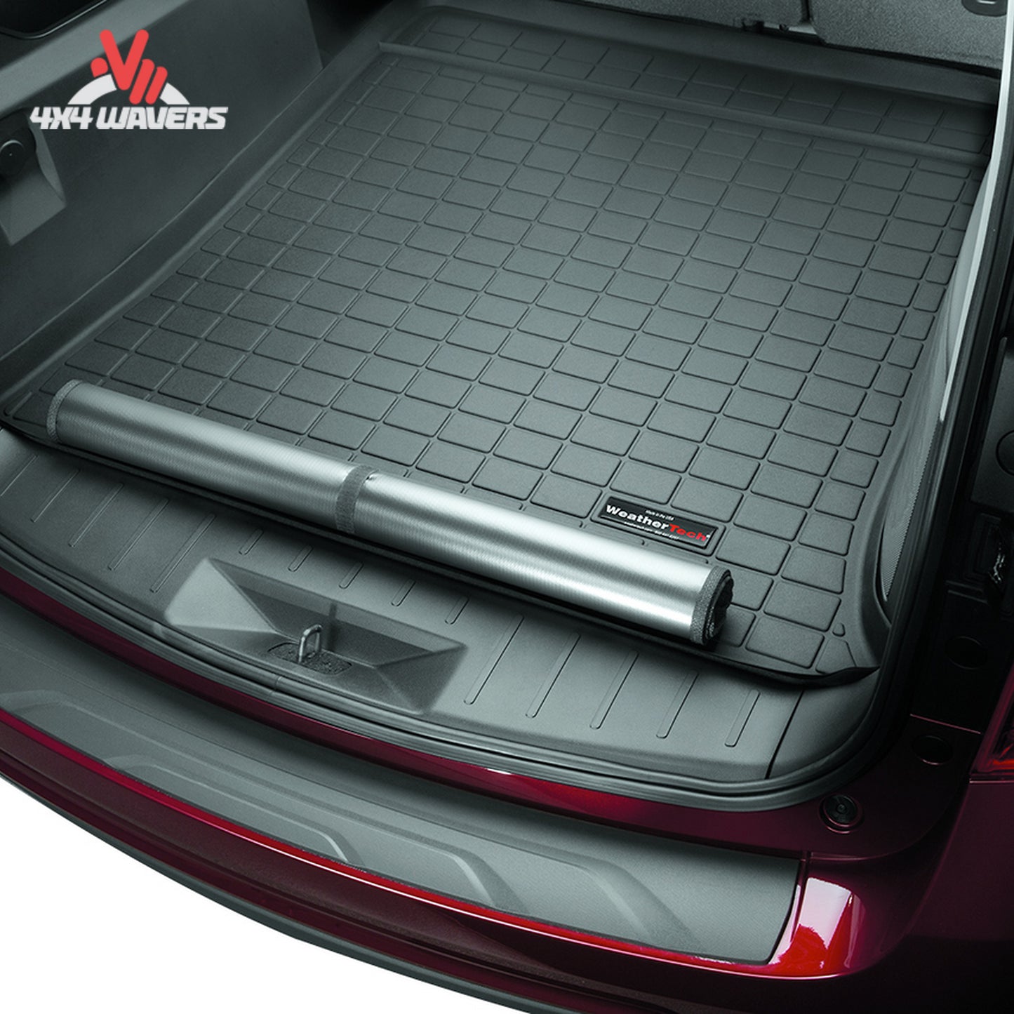 WeatherTech cargo liner installed in Ford Bronco rear cargo compartment