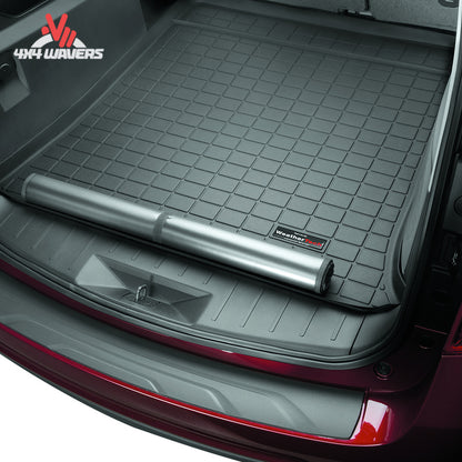 WeatherTech cargo liner installed in Ford Bronco rear cargo compartment
