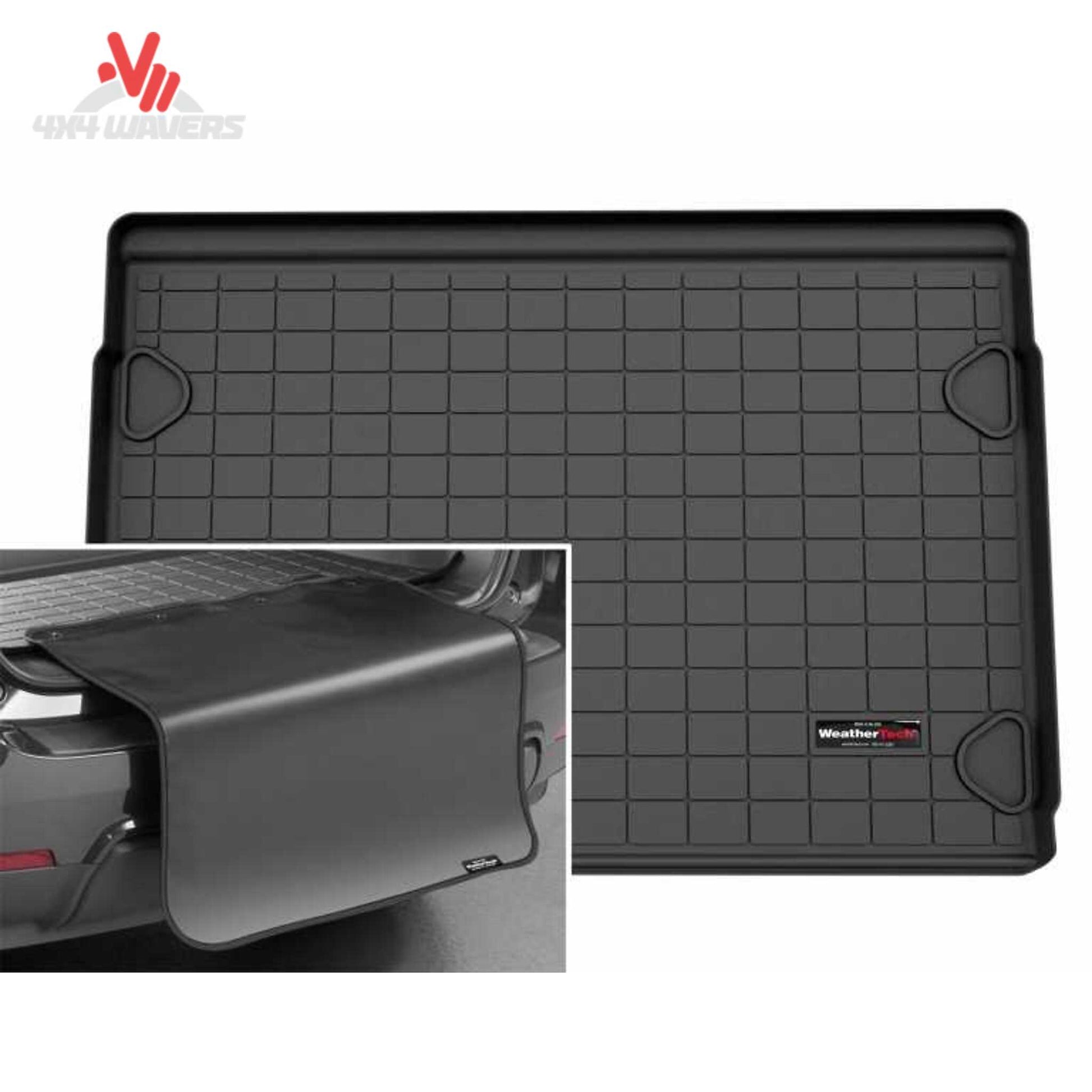 WeatherTech cargo liner with bumper protector for 2021-2026 Ford Bronco 4-door with slide-out tailgate