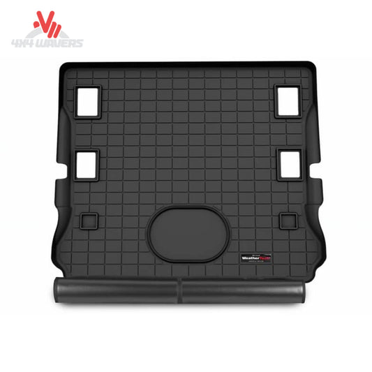 WeatherTech cargo liner installed in 2015-2018 Jeep Wrangler JK 2-door cargo area