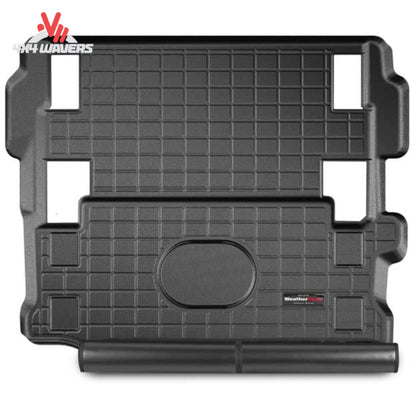WeatherTech cargo liner installed in 2018-2026 Jeep Wrangler JL 2-door behind first row