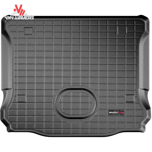 WeatherTech cargo liner installed in 2015-2018 Jeep Wrangler JK Unlimited 4-door