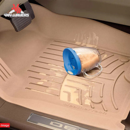 Raised bezel walls and lower fluid reservoir channels WeatherTech FloorLiner HP 446971IM