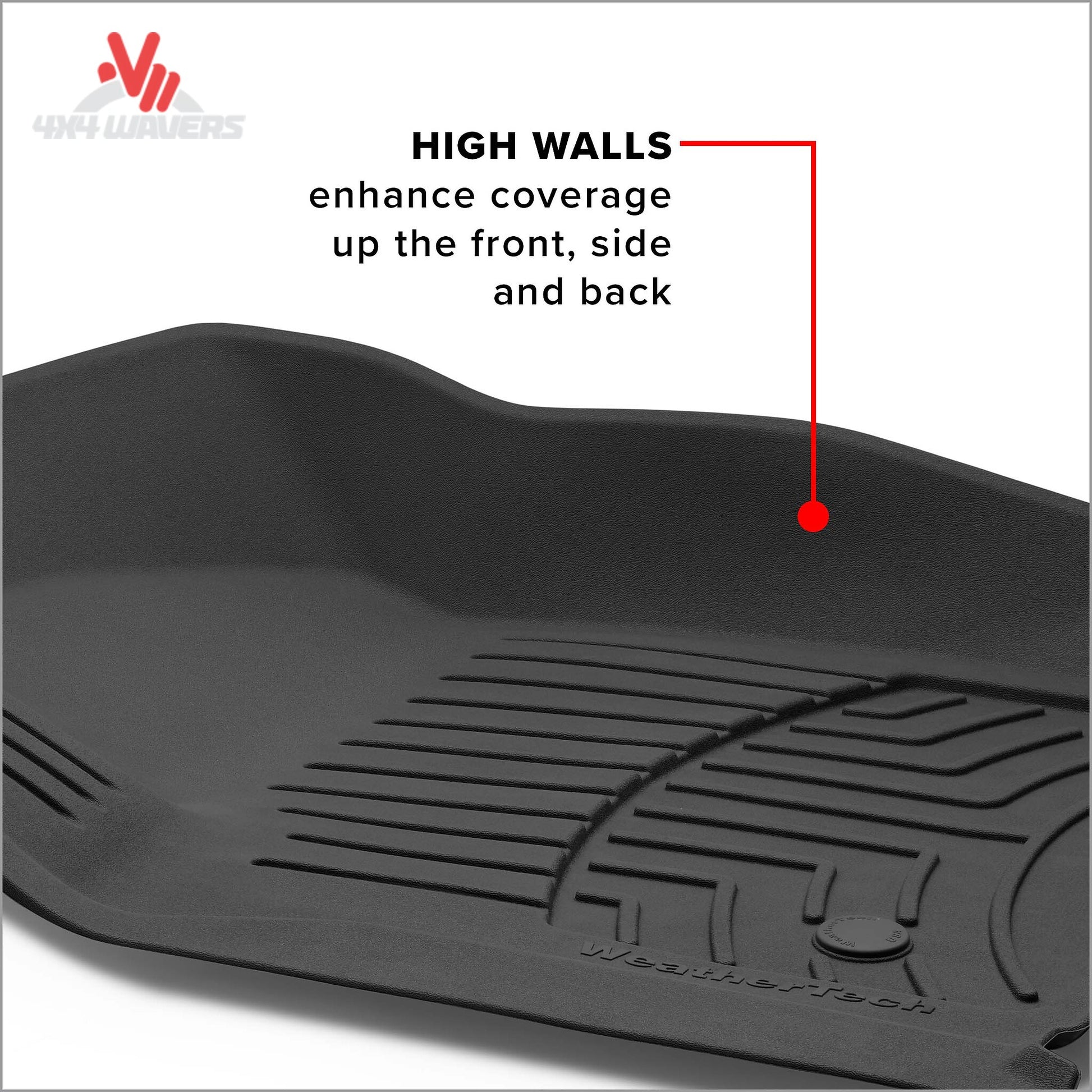 WeatherTech FloorLiner HP front floor liners for 2021-2026 Ford Bronco