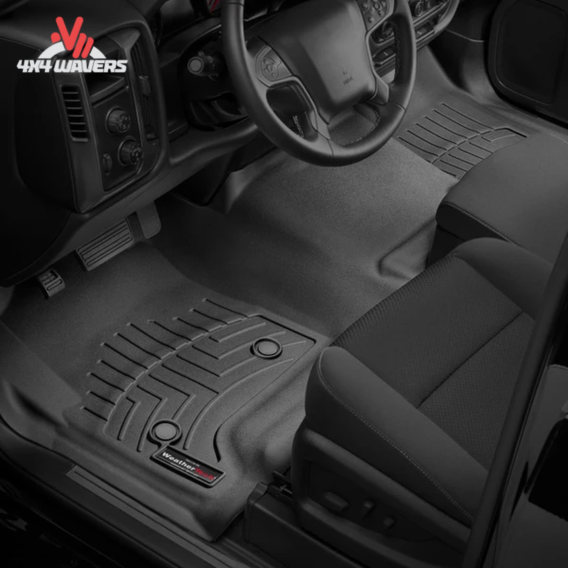WeatherTech front floor liners for 2021-2026 Ford Bronco carpeted floor