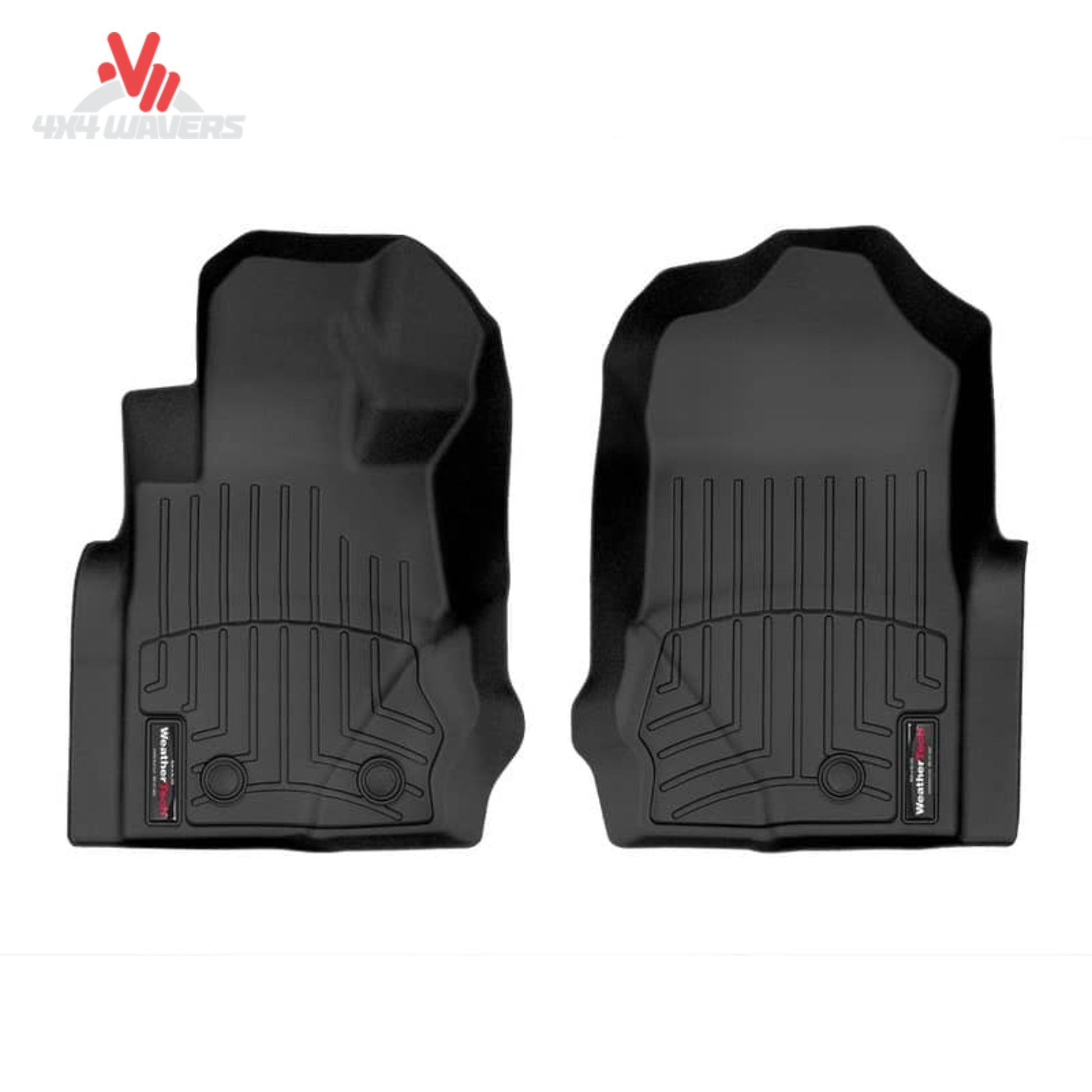 WeatherTech front floor liners for 2021-2026 Ford Bronco with vinyl flooring