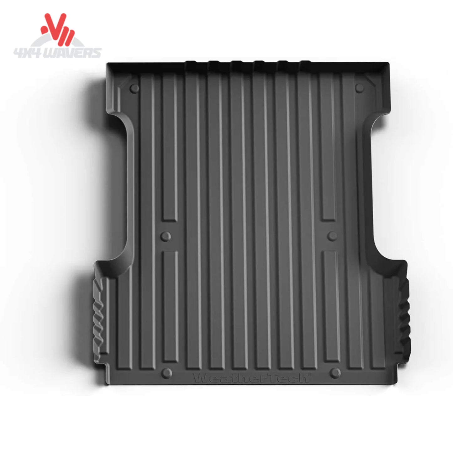 Heavy duty black elastomer custom drop in bed liner for 2021-2023 Ford F150 5.5 bed 36913IM