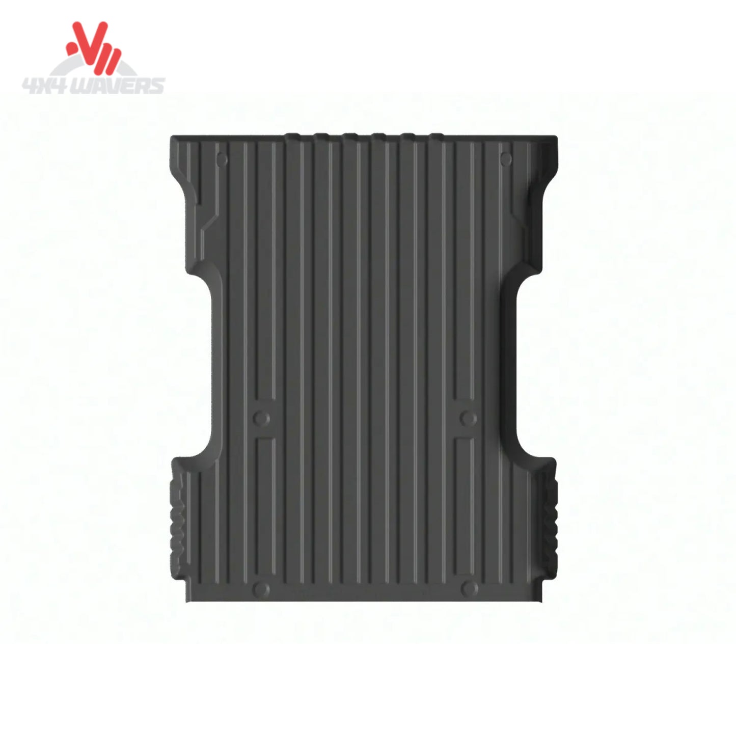 Heavy duty black elastomer custom drop in bed liner for 2021-2023 Ford F150 6.5 bed 36907IM