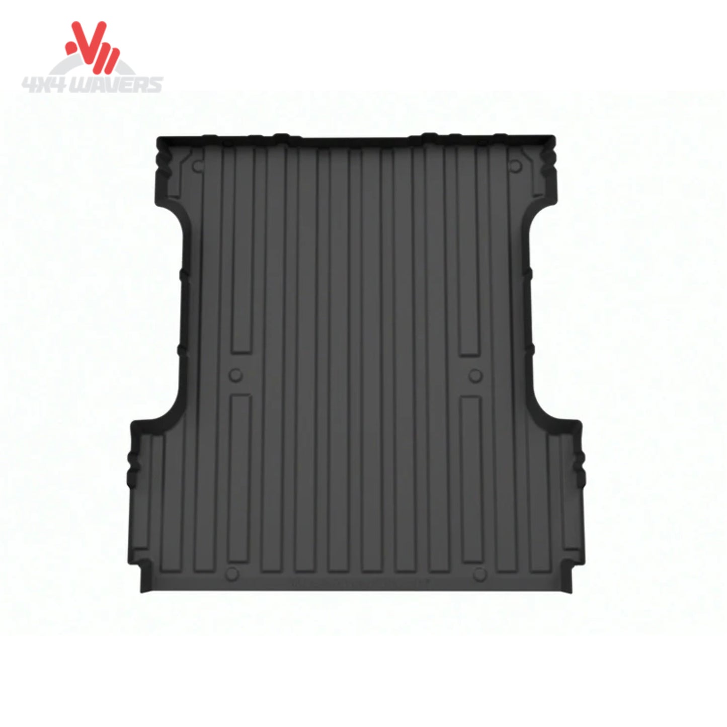 Heavy duty black elastomer custom drop in bed liner for 2024-2025 Ford F150 5.5 bed 36926IM