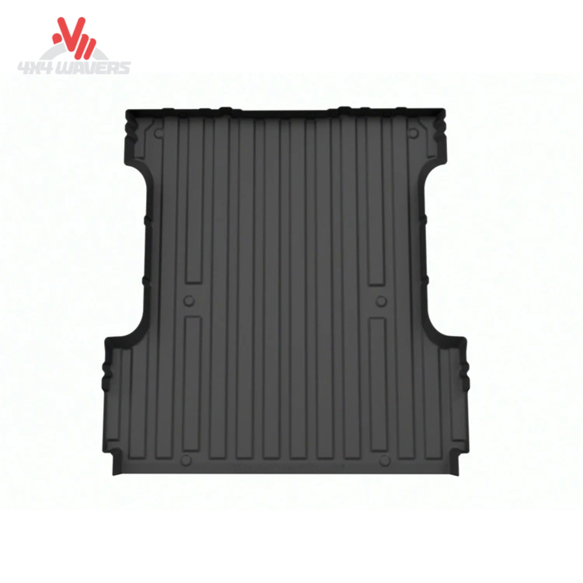 Heavy duty black elastomer custom drop in bed liner for 2024-2025 Ford F150 5.5 bed 36926IM