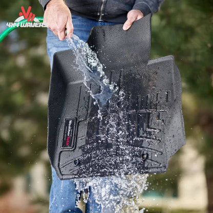 Heavy-duty natural rubber WeatherTech floor mat texture
