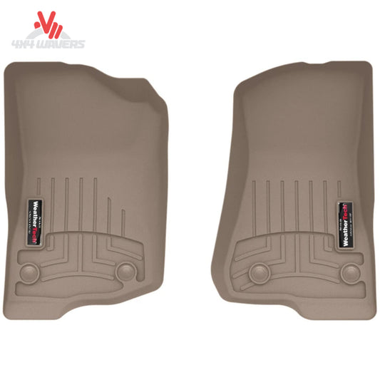 WeatherTech tan front floor liner for Jeep Wrangler JL and Gladiator JT