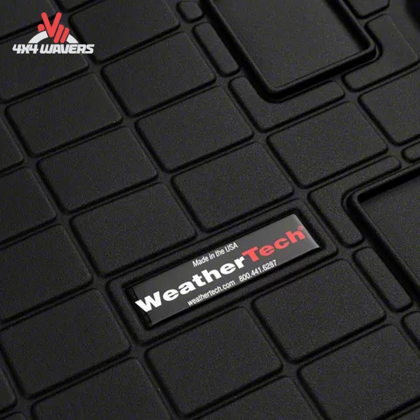 Durable textured cargo liner surface helping stabilize overlanding gear tools and camping equipment
