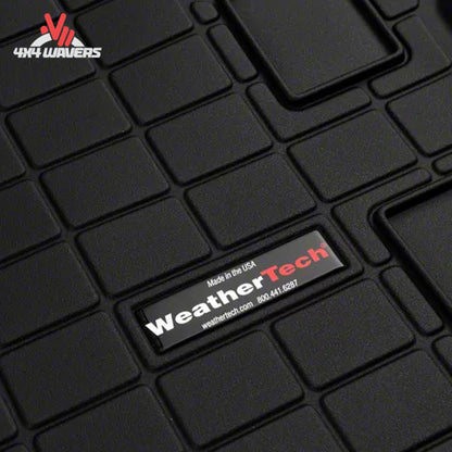 Durable textured cargo liner surface helping stabilize overlanding gear tools and camping equipment