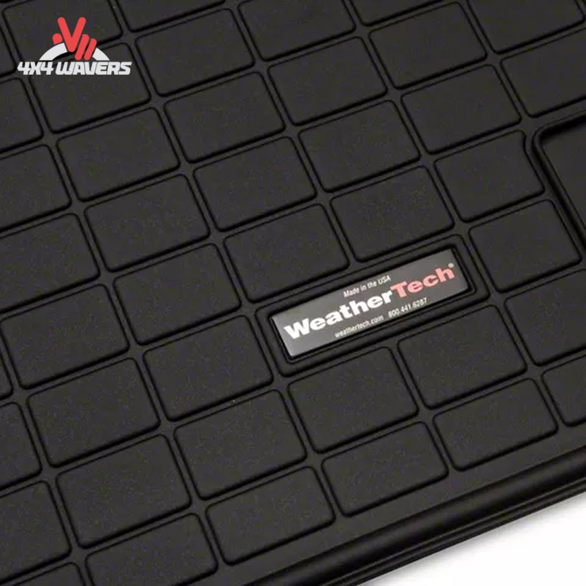 Durable skid-resistant cargo liner surface helping secure camping gear tools and recovery equipment