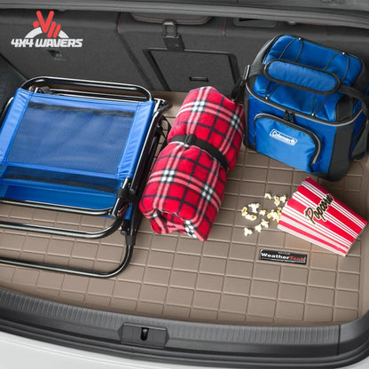 Close-up of WeatherTech proprietary cargo liner material engineered for extreme weather durability