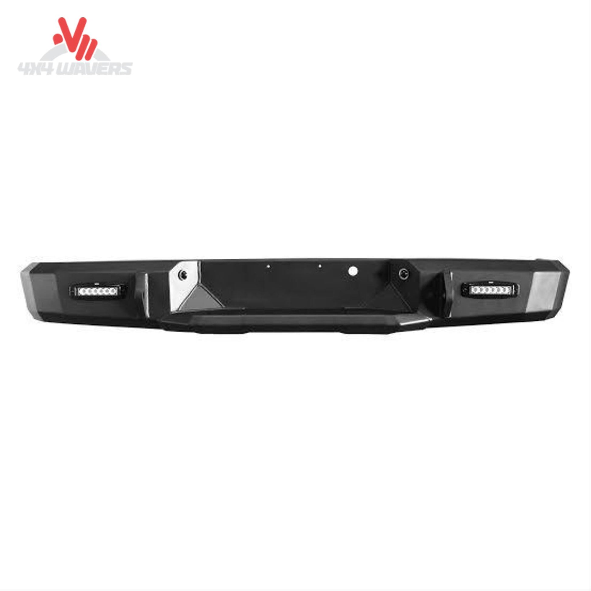 Center license plate mounting area and factory hitch retention cutouts Westin 58-240905