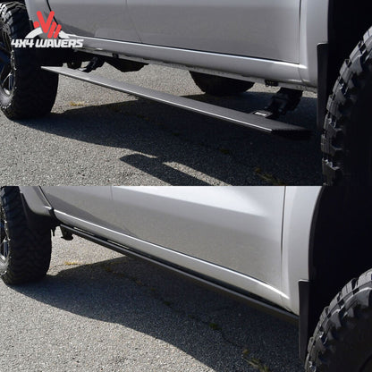 Close up of weatherproof motor linkage and anti slip extruded aluminum step board 29-23935